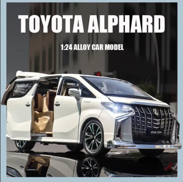 47222 toyota alphard diecast model overview