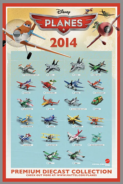 47322 diecast planes collection display