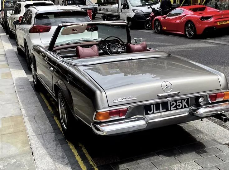 47419 mercedes 280sl diecast opening parts