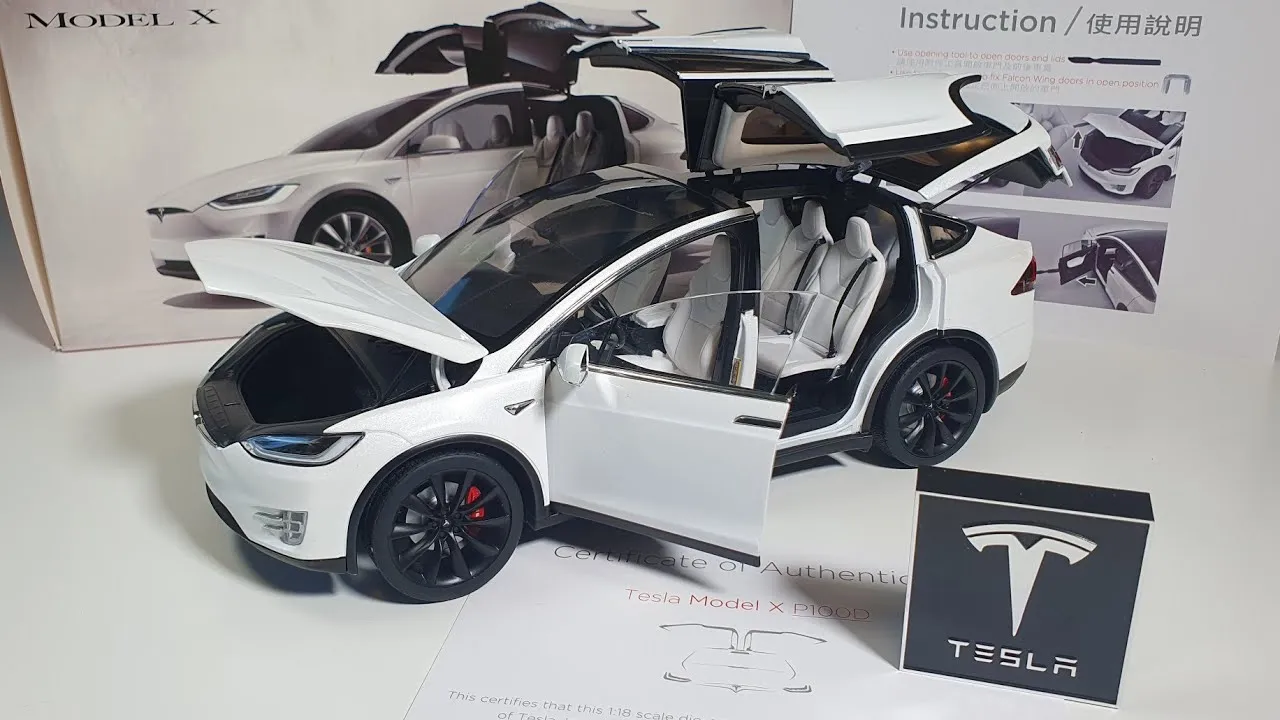 47446 tesla diecast car overview