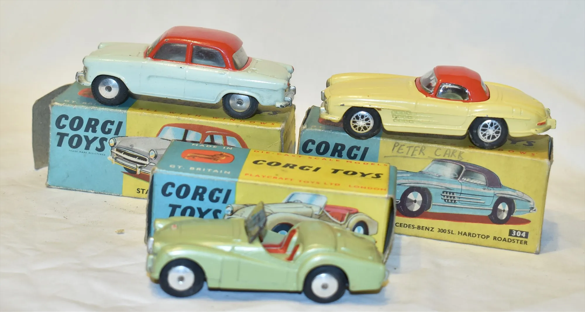 47452 corgi diecast car box