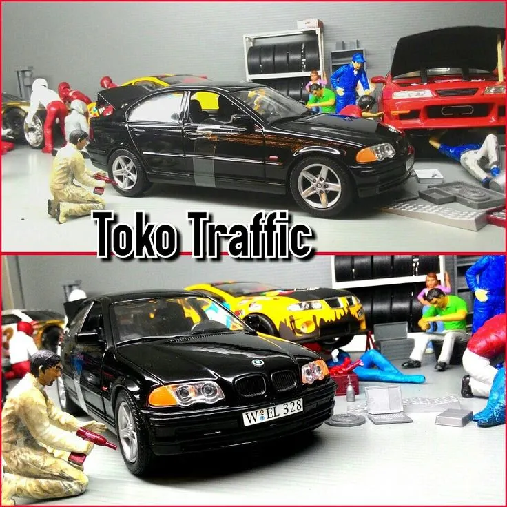 47466 bmw diecast mobil detail