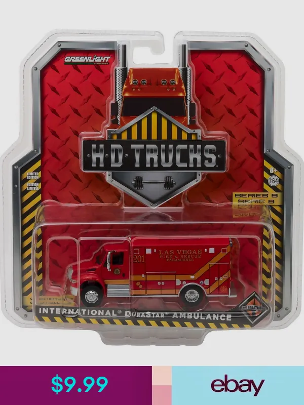 47469 rare fire truck model