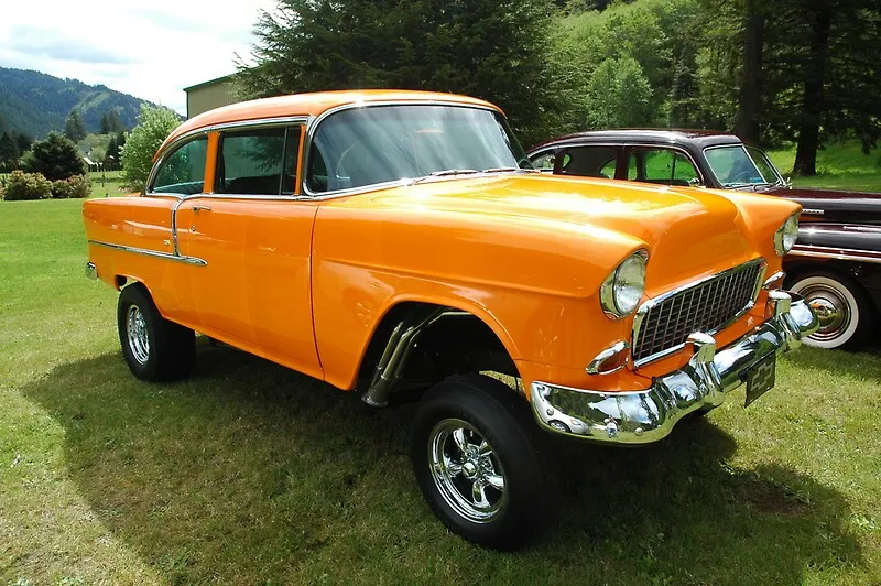 47476 diecast 55 chevy gasser history