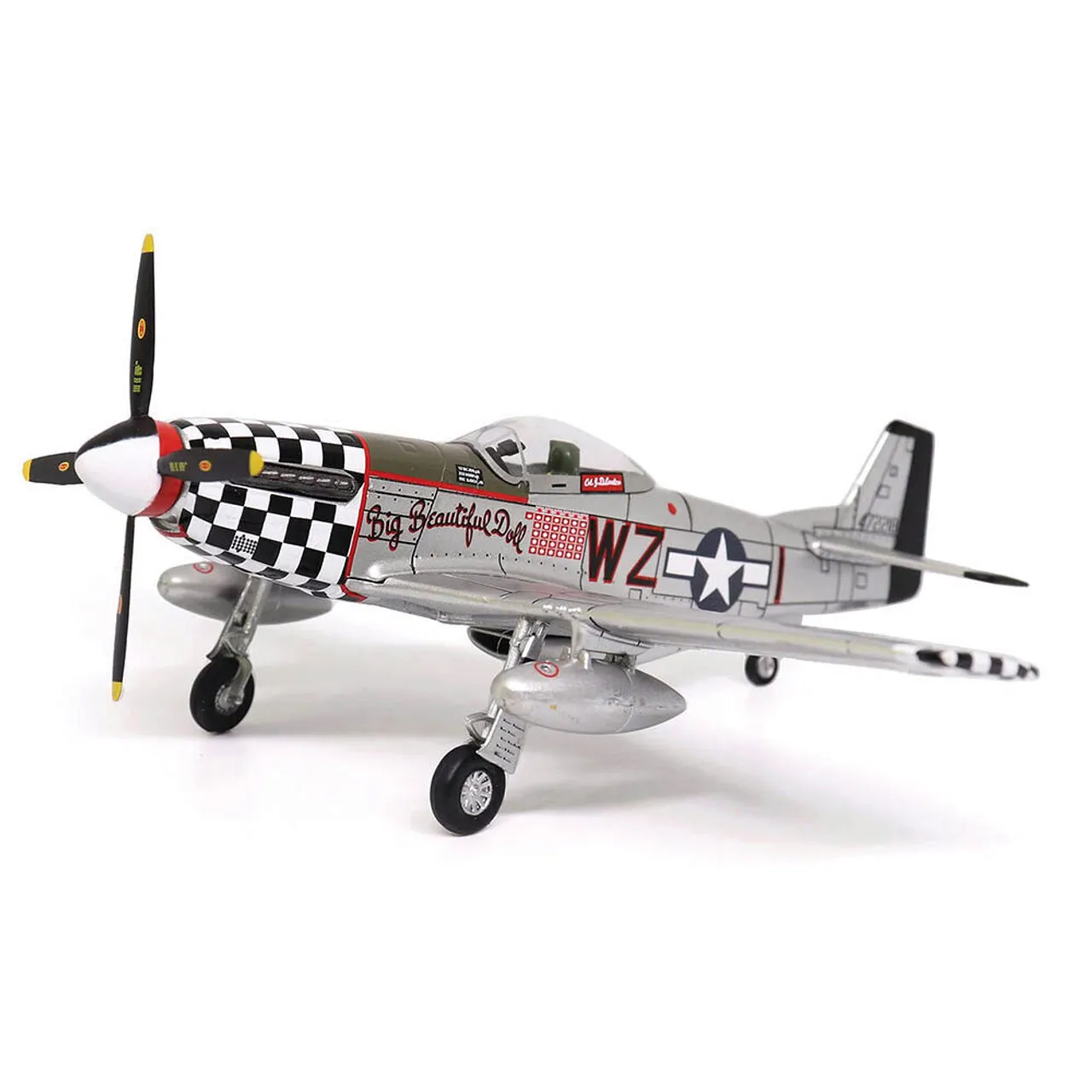 47485 p51 mustang diecast model feature close up